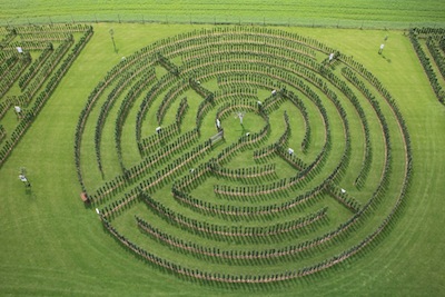 Öpfellabyrinth Juckerfarm