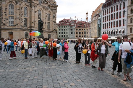 Labyrinthweg durch Dresden